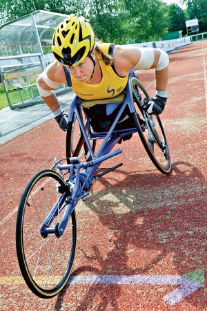 Gunilla Wallengren har bestämt sig för att satsa vidare mot Paralympics i Rio 2016. Arkivbild: Allan Karlsson