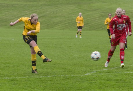 Sophie Högrell gjorde en av sina bästa matcher i den gulsvarta tröjan.