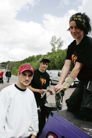 Skateboardparken i Nödinge har fått en välbehövlig upprustning tack vare eleverna på Lärlingsgymnasiet.