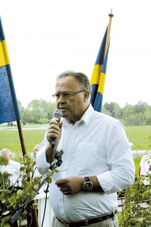 Gerhard Sager höll årets högtidstal i samband med nationaldagsfirandet i Prästalund.