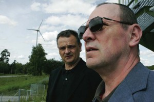 Owe Lång, vd Leifab, och Lars Ivarsbo, vice ordförande i Leifab, konstaterar att satsningen på vindkraft har slagit väl ut.