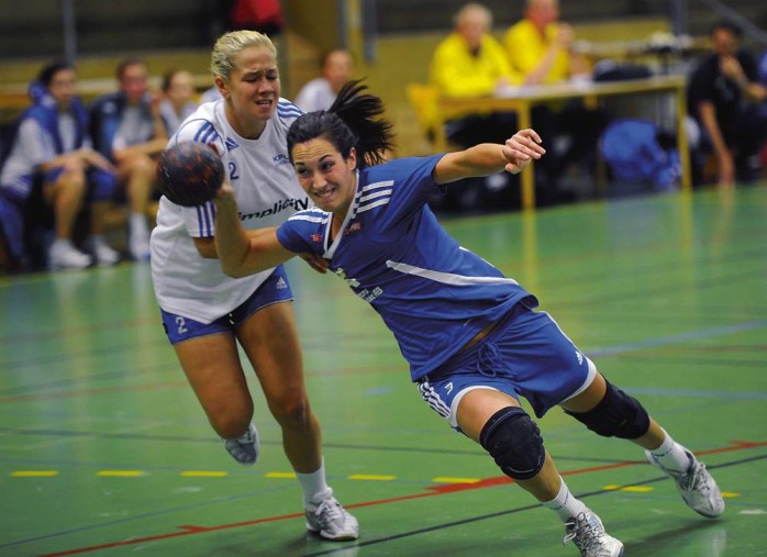 Michaela Sjöstrand och Nödinge SK:s handbollstjejer både ville och kunde mest i matchen mot KFUM Ulricehamn. Därför blev det också seger med tre bollar.