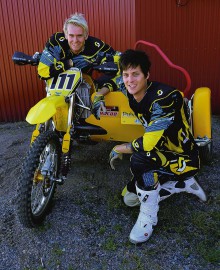 Framgångsrik duo. Philip Stenborg och Christian Nilsson satsar på SM-guld på söndag. Arkivfoto: Allan Karlsson 