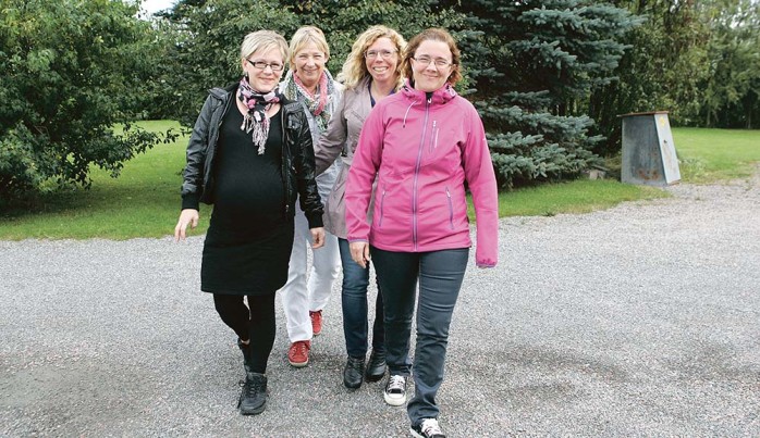 Jenny Sallander, Birgitta Fredén, Lotti Klug och Kristine Arhage fungerar som samordnare i Ale kommun för den nationella uppmärksamhetsvecka kring matvanor och fysisk aktivitet som kommer att äga rum vecka 42, 15-21 oktober.