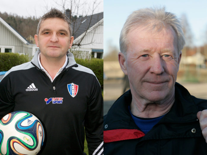 Stefan Szilagyi (vänster) har valt att sluta som tränare i Lödöse/Nygård. Kvar står Roger Brunberg som nu blir ensam ansvarig tränare för division 5-laget.
