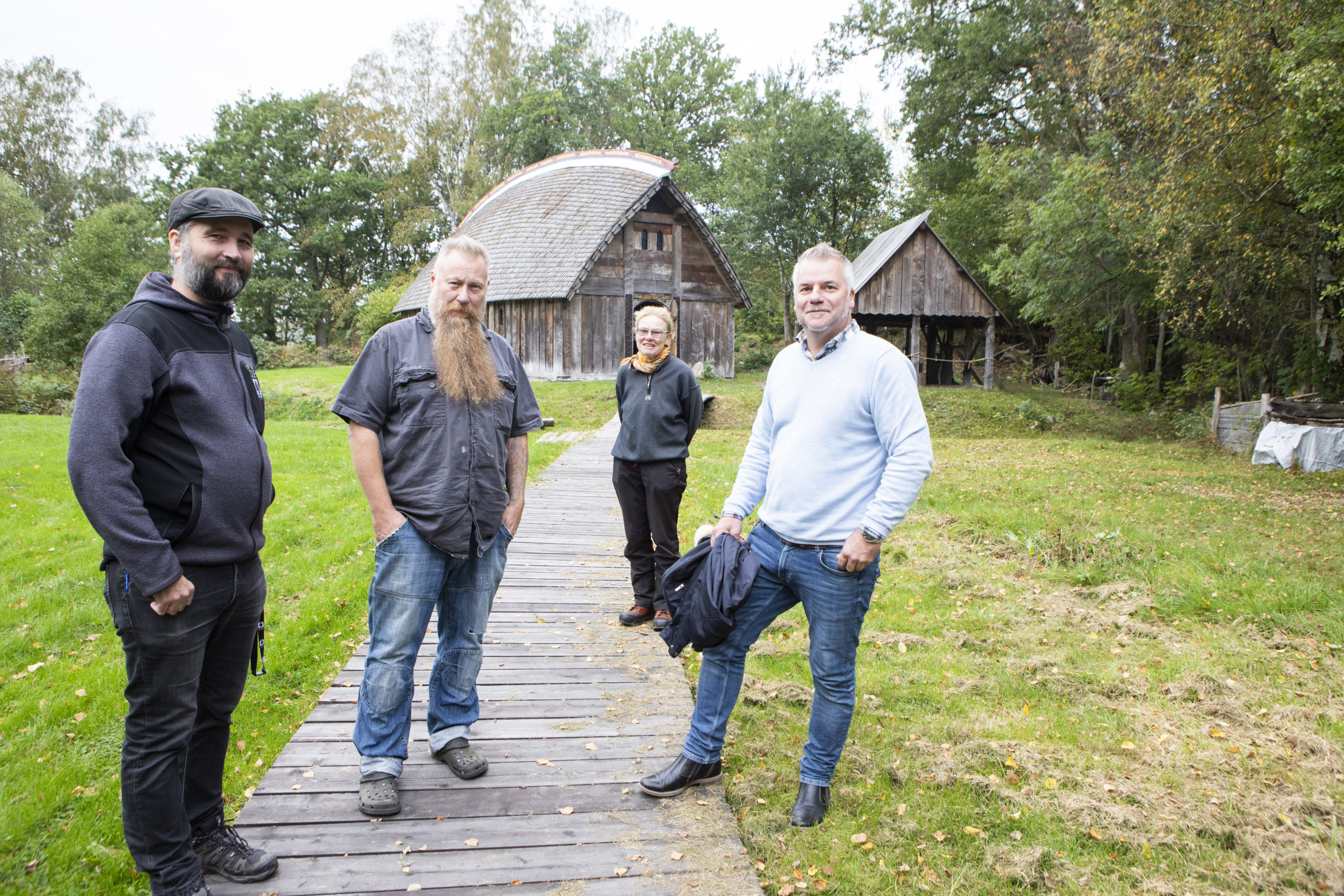Välbehövlig renovering på Ale Vikingagård