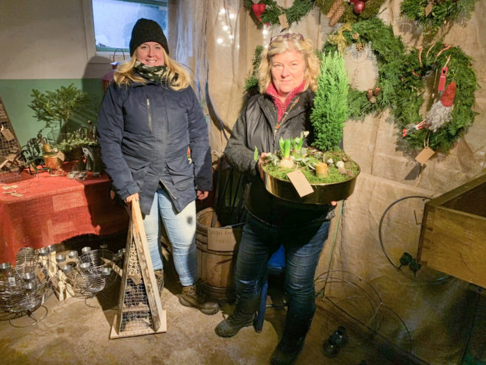 Sofia och Carina Wallström bjöd in till öppet hus på första advent. Nästa gång som SåFiina´s Gröna öppnar stalldörrarna blir lördagen den 12 december.