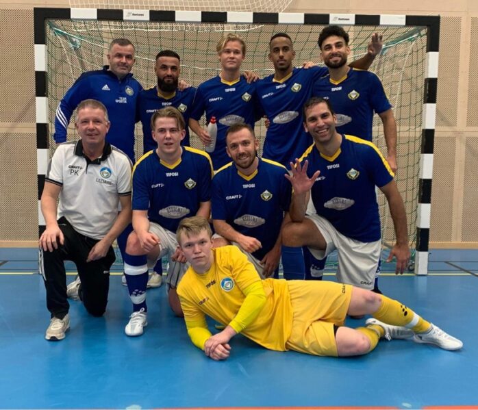 Nol IK Futsal besegrade Sandarna BK hemma i Bohushallen. Bild: Nol IK. 
