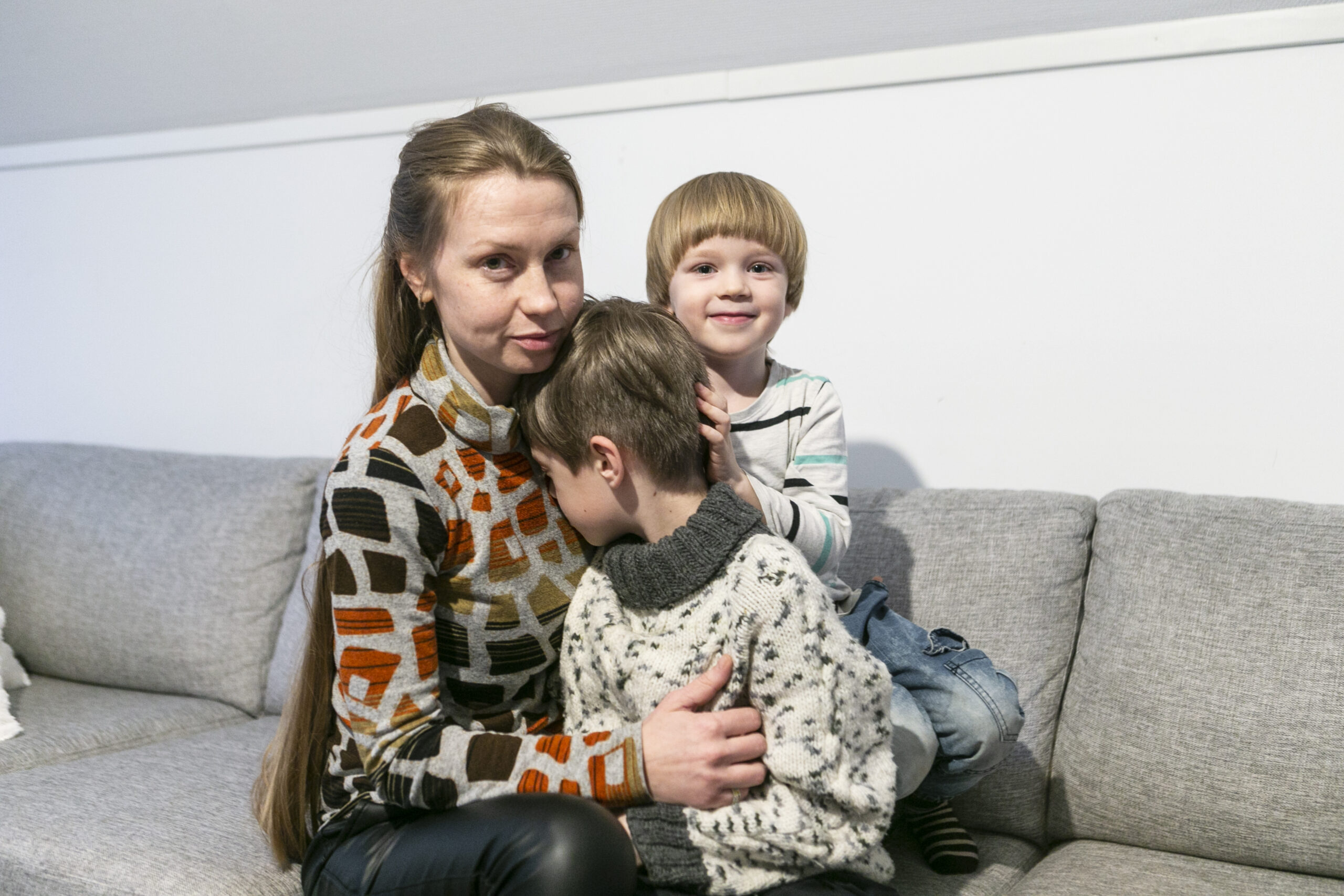 Familjen flydde från kriget i Ukraina till Ale