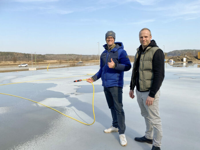 I Stora Viken bygger Dream Padel sin första anläggning. Marcus Holmström och Tobias Rydén ser fram mot sex inomhusbanor och en utomhus. Redan nu skissar de på att bygga ytterligare en utomhusbana.