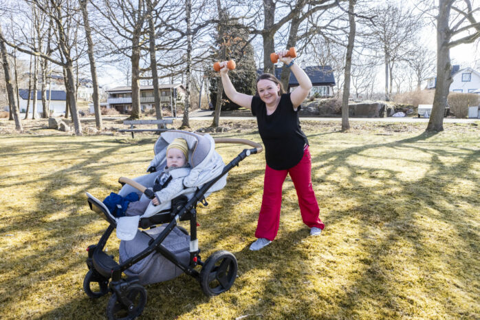 Julia Peter på Juma Wellness & Motion i Bohus bjuder in till barnvagnsworkout med start den 27 april.