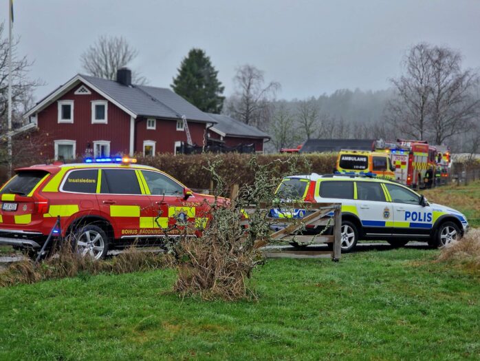 Villabrand i Skår, Skepplanda. Bild: Christer Grändevik