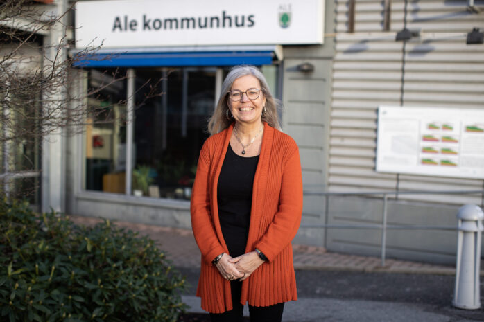Maria Reinholdsson, kommunchef i Ale, blickar fram mot ett nytt år som innehåller många utmaningar. Bild: Jessica Lindén.