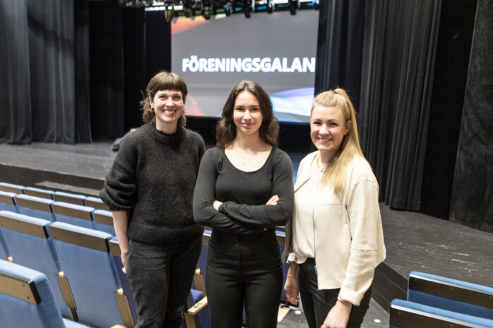 Ida Hedberg, Emma Mouvitz och Sandra Döbeln. 