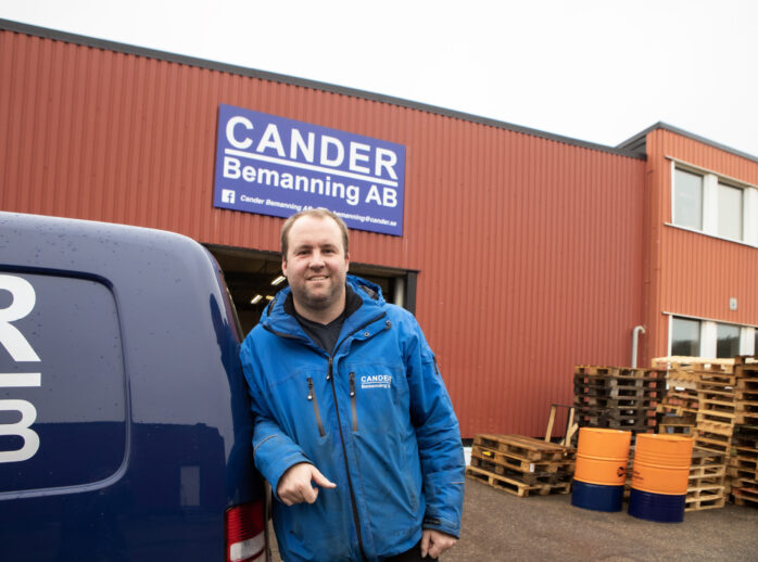 Cander Bemanning upplever en tillväxt som ägaren Richard Cander inte hade vågat drömma om när han startade verksamheten i juni 2020.